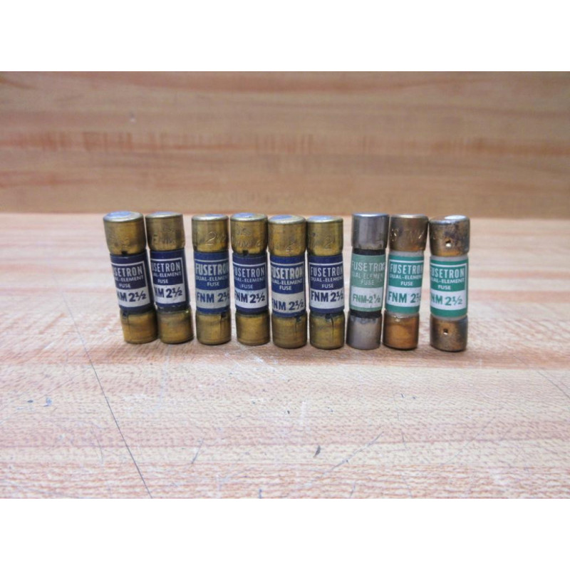 Buss FNM-2-12 Bussmann Fuse Cross Ref 6F179 (Pack of 9) - Used