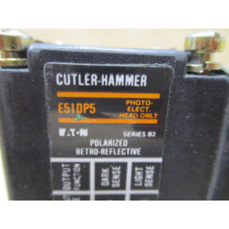 Cutler Hammer E51DP5 Eaton Retro Reflective Head Series B2 - Used