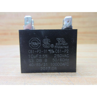 Sheng Ye C61-P2-31 Capacitor C61-P2 10µ (Pack of 2) - Used