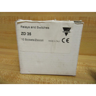 Carlo Gavazzi ZD35 Relay Socket (Pack of 10)