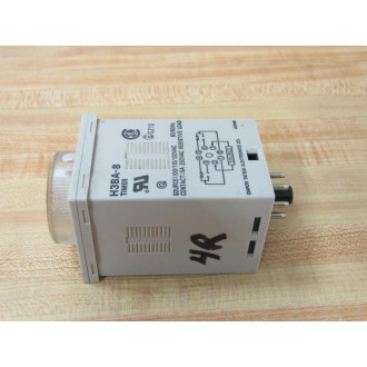 Omron H3BA-8 Timer H3BA8 0-1.0 Hour - Used