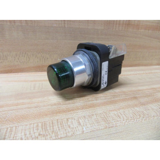 Allen Bradley 800T-PT16G Green Pilot Light W800T-XA, 40171-002-01 - Used