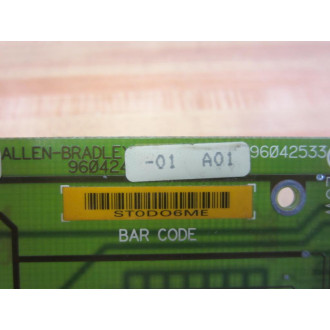 Allen Bradley 960424 1771 PLC5 Output Module Bd 96042533 96042401 A01 - Used