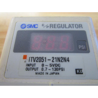 SMC ITV2051-21N2N4 EP Regulator ITV205121N2N4 - Used