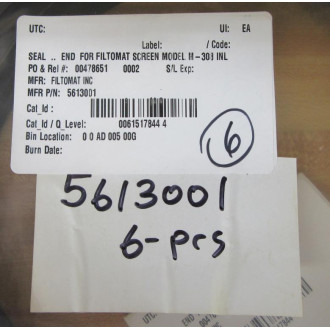 Filtomat 5613001 Seal (Pack of 6)