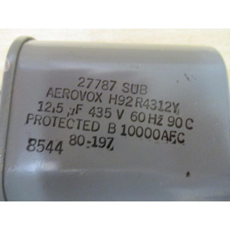 Aerovox H92R4312Y Capacitor - New No Box