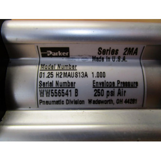 Parker 0.12 T2MAUS18A 2.00 Cylinder 01.25 H2MAUS13A 1.00 - New No Box