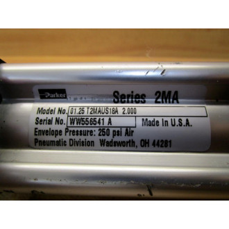 Parker 0.12 T2MAUS18A 2.00 Cylinder 01.25 H2MAUS13A 1.00 - New No Box