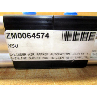 Parker 0.12 T2MAUS18A 2.00 Cylinder 01.25 H2MAUS13A 1.00 - New No Box
