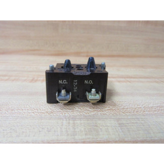 Cutler Hammer 10250T91000T Eaton Block Chipped 1 N.O. - 1 N.C. 1250T1