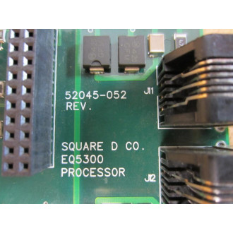 Square D 52045-052-50 EQ5300 Processor Bd 52045-052 Rev.C VC2 wRibb.Cable - Used