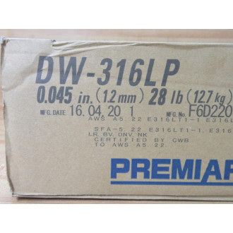 Premiarc DW-316LP Kobelco Cored Wire F6D2205