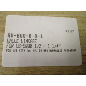 Siebe Barber Colman AV-600-0-0-1 Valve Linkage Kit  AV600001 (Pack of 2)