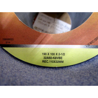 Norton 32A60-K8VBE Grinding Wheel 32A60K8VBE (Pack of 2)