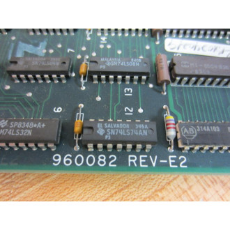 Allen Bradley 960082 Circuit Board 960082-01 Rev.E2 wRibbon Cable - Used