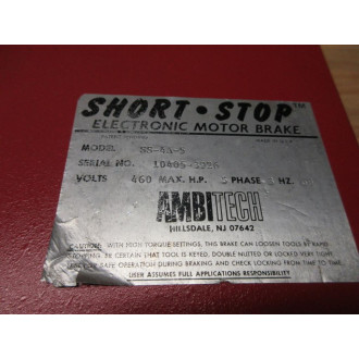 Ambitech SS-4A-5 Short-Stop Electronic Motor Brake Enclosure Only - New No Box Ambitech SS-4A-5 Short-Stop Electronic Motor Brake Enclosure Only - New No Box