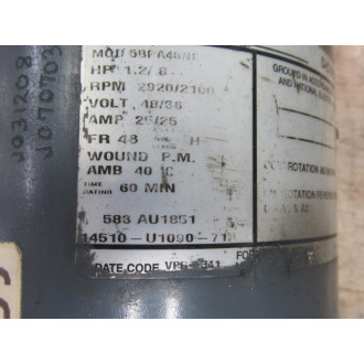 General Electric 5BPA48NBF8A GE DC Motor - Used