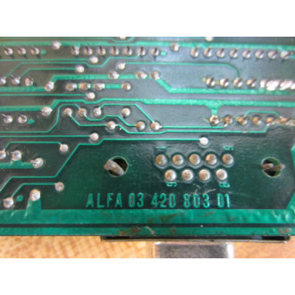 Xilia Alfa 03-420 -802-01 Circuit Board 0342080201 - Used