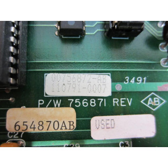 Allen Bradley 756871 Power Board Rev.AB - Used