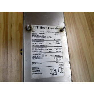 ITT Standard 5-693-010-003 Plateseal Heat Exchanger 11060713 - New No Box