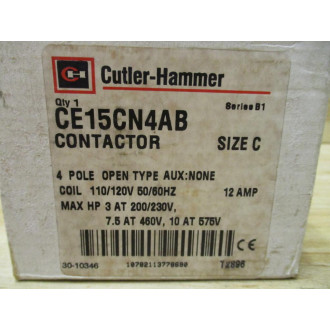 Cutler HammerEaton CE15CN4AB Contactor