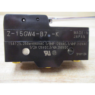 Omron Z-15GW4-B7-K Snap-Action Switch 3XG54 (Pack of 2)