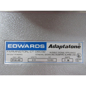 Edwards 5530-N5 Adaptatone Signal 5530N5 - New No Box