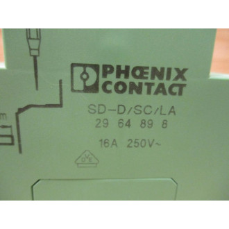 Phoenix Contact SD-DSCLA Control Cabinet Socket 2964898 (Pack of 5)