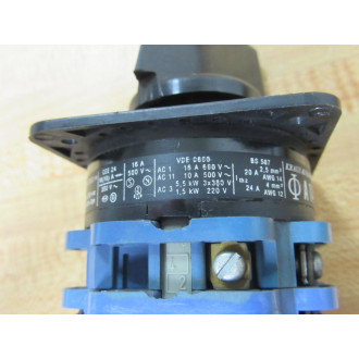 Kraus & Naimer A14 Rotary Cam Switch A14-8AE229 - New No Box