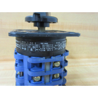Kraus & Naimer A14 Rotary Cam Switch A14-8AE229 Chipped - Used