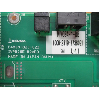 Okuma E4809-820-023 Servo Drive Circuit Board IVPB0BE MIV08A-1-B5 - Used