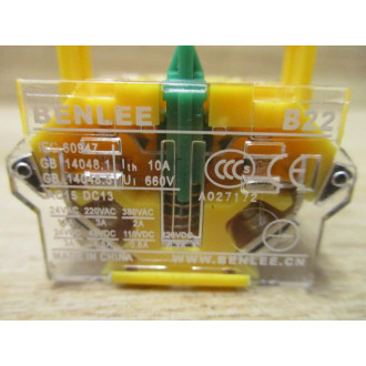 Benlee B22 Contact Block (Pack of 3) - New No Box
