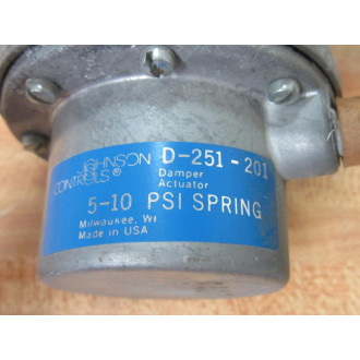 Johnson Controls D-251-201 Damper Actuator D251201 - New No Box