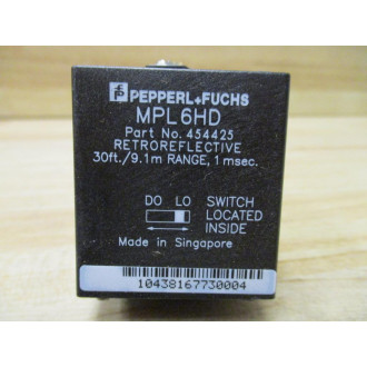 Pepperl + Fuchs MPL6HD Photoelectric Optic Head 454425