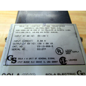 Sola 23-13-060-2 Transformer 23130602 - New No Box