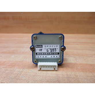 Tosoku GFED CBA U-Chain Selector Switch GFEDCBA Thin Gray Knob - Used