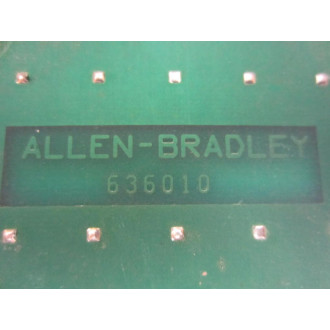 Allen Bradley 636010 1771  IO 4-Slot  BackPlane - Used