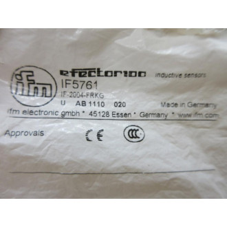 IFM Efector IF-2004-FRKGIF5761 Inductive Sensor IF-2004-FRKG