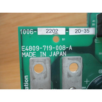 Okuma E4809-719-008-A Circuit Board PSPB 4 Capacitors - Used