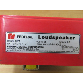 Signal SPA Wall Mounting Loudspeaker WO Cover - New No Box