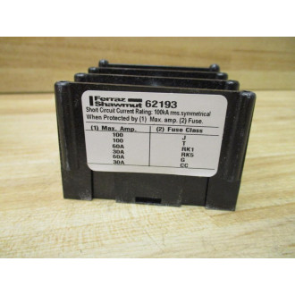 Mersen Ferraz Shawmut 62193 Power Distribution Block