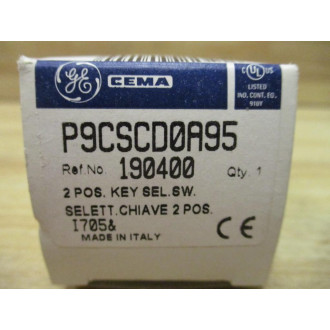 General Electric P9CSCD0A95 Selector Switch General Electric P9CSCD0A95 Selector Switch