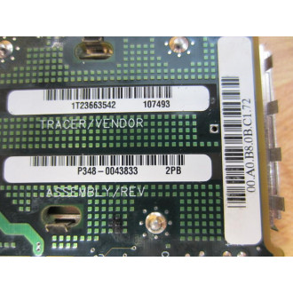 LSI Logic P348-0043833 2772 Controller P3480043833 wMemory Card - Used