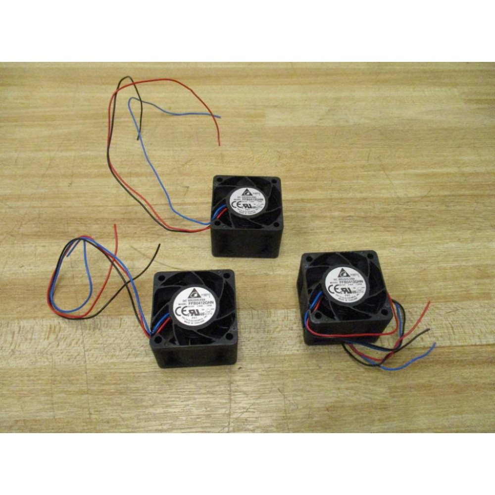 Delta Electronics FFB0412GHN-CF00 DC Brushless Fan FFB0412GHN (Pack of 3) - New No Box