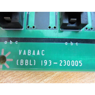 NEC 193-250005-A-01 6-Slot BackPlane 193250005A01 - Used