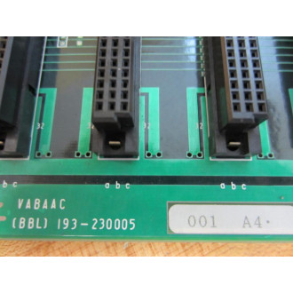 NEC 193-250005-A-01 6-Slot BackPlane 193250005A01 - Used