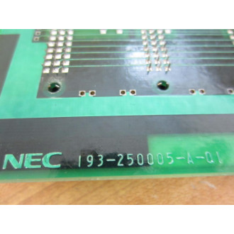 NEC 193-250005-A-01 6-Slot BackPlane 193250005A01 - Used