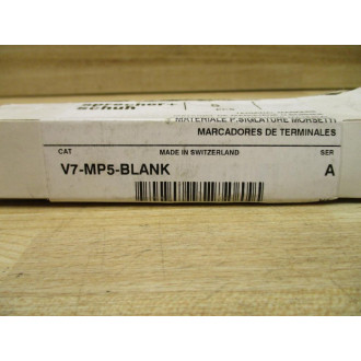 Sprecher+Schuh V7-MP5-BLANK Terminal Markers V7MP5BLANK (Pack of 30)