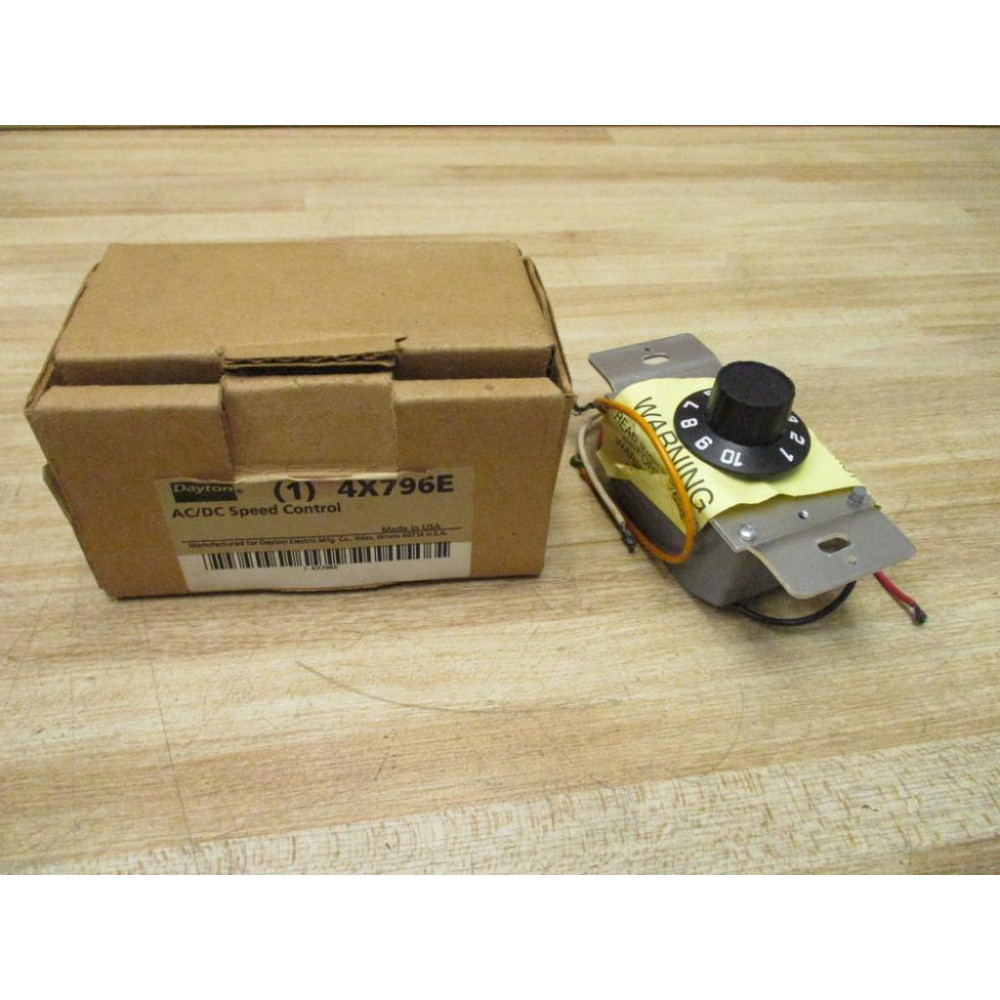 Dayton 4X796E Motor Speed Control