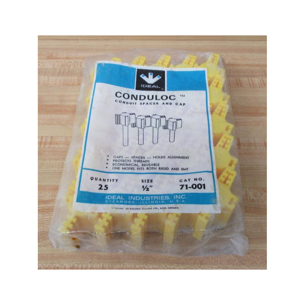 Ideal 71-001 Spacer And Cap 71001 (Pack of 25)